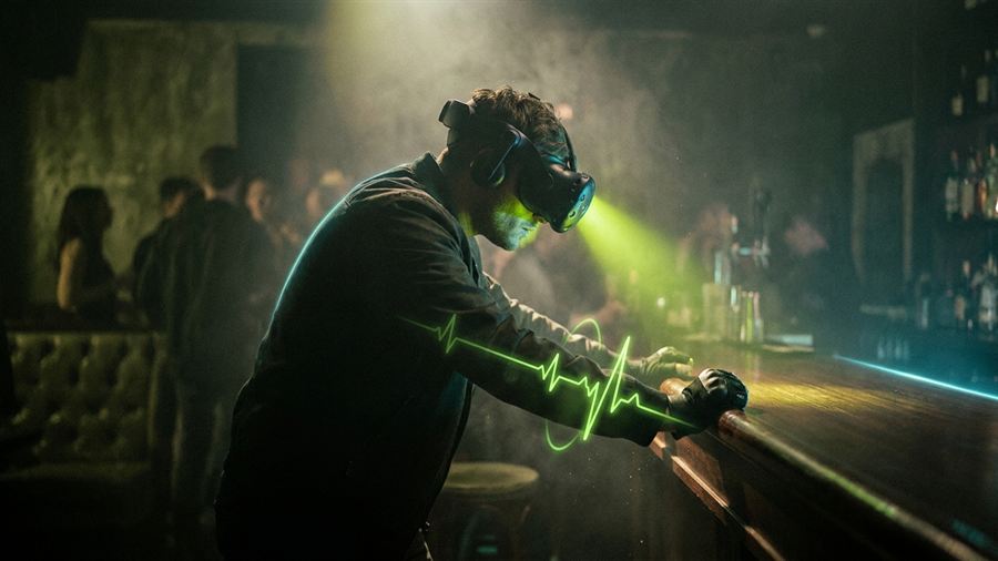 VR experience driven by pulse rate