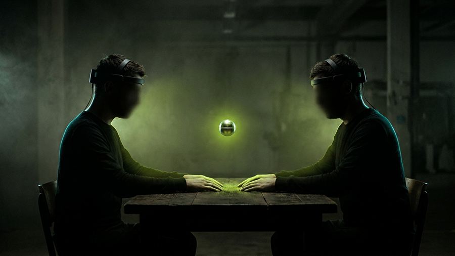 EEG-controlled levitation duel